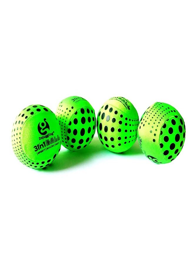 DSJUGGLING 4 Pieces of Washable Juggling Balls for Beginners, Soft Easy Juggling Ball Set of 4 100g Each Multiple Practice Juggling Ball Kits for Adults - Image 5